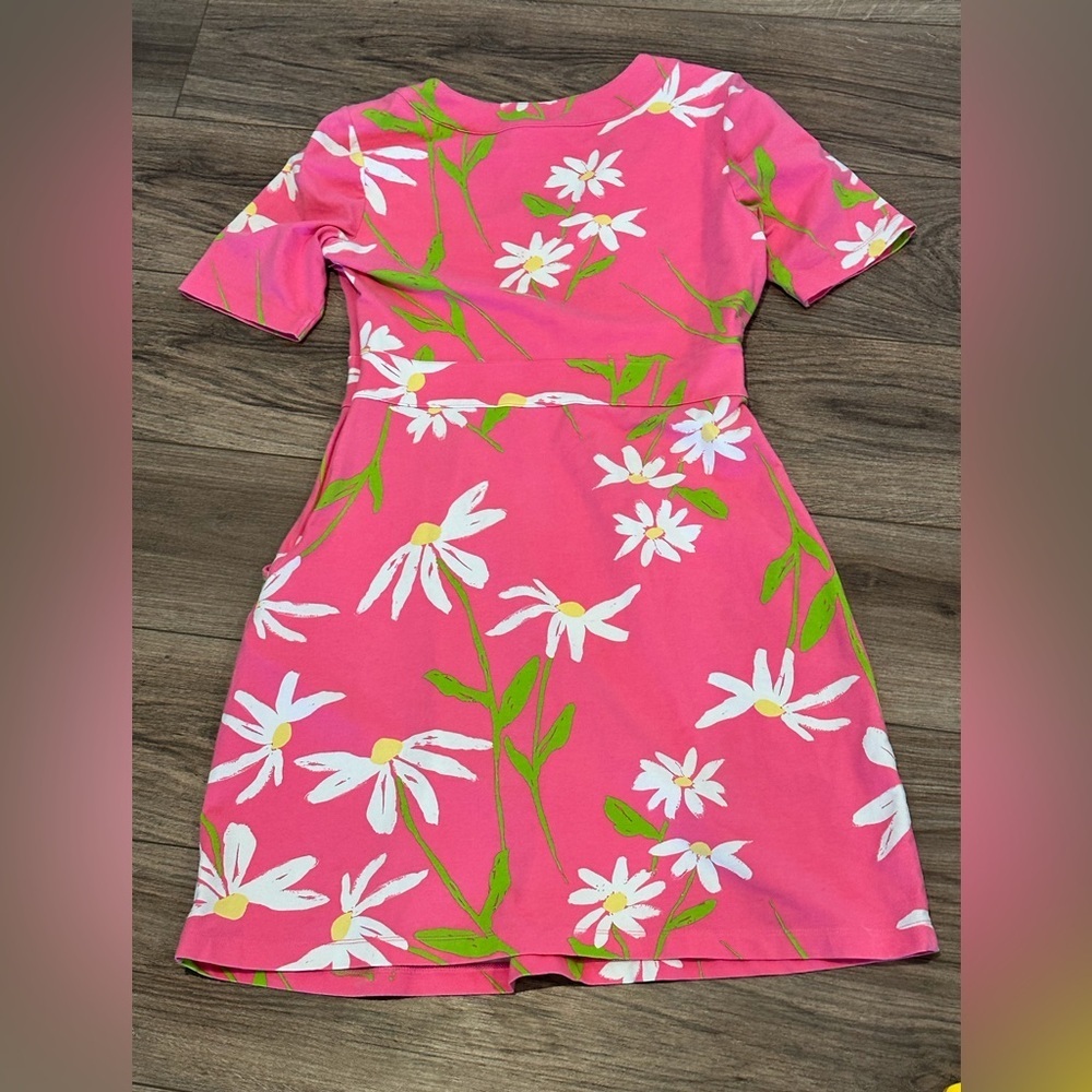 Lilly Pulitzer Talulah Pink and White Dress Size Medium - Picture 4 of 7